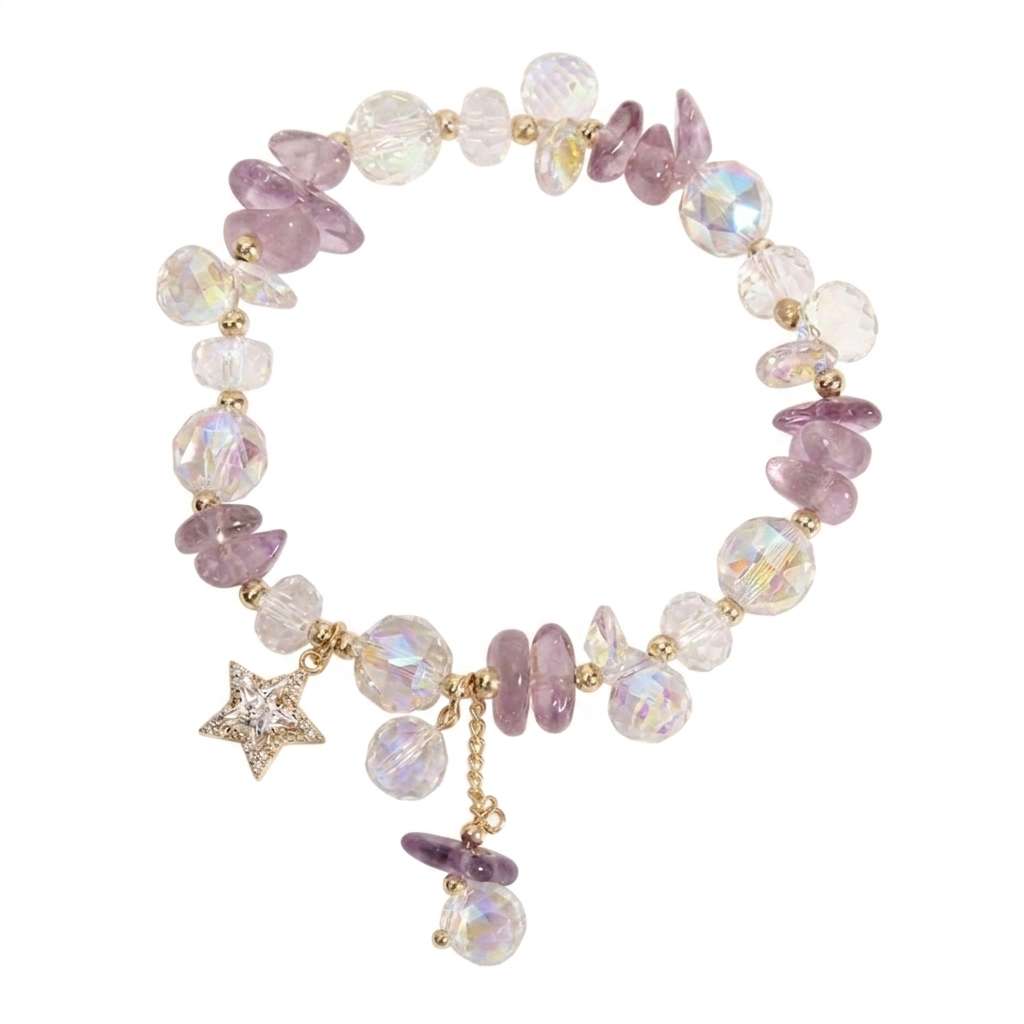 Purple Beaded Dream Bracelet