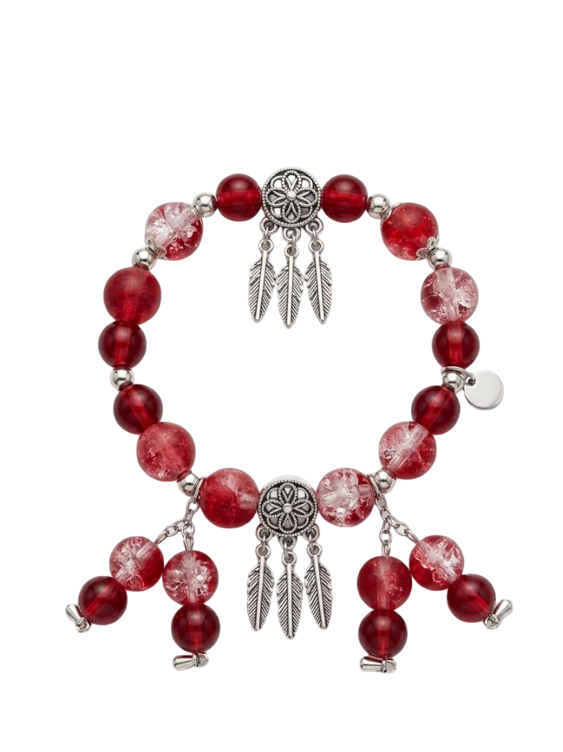 Amber Dreamcatcher Stretch Bracelet