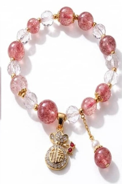 Crystaled Aura Stretch Bracelet