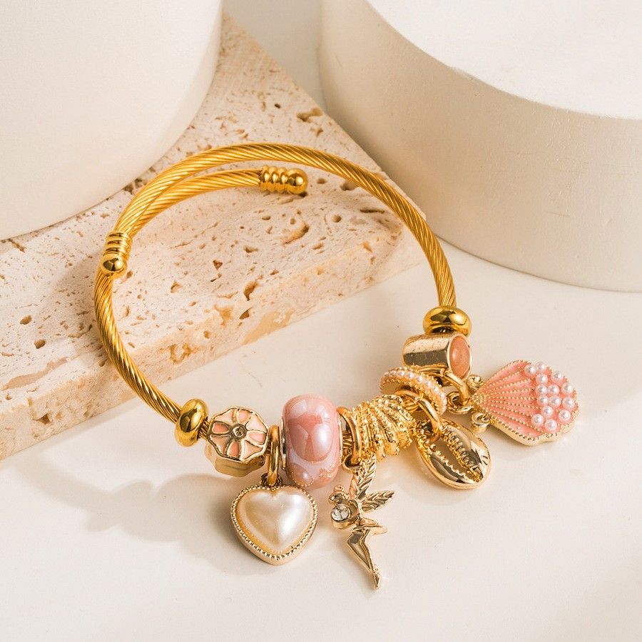 TB Seashell Pink Bracelet